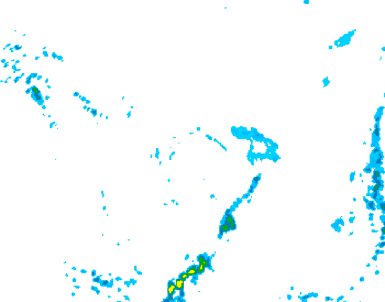 GDPS precipitation 060 hour forecast chart for Canada based on 2025/06/01 1200Z data