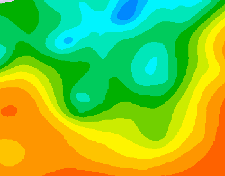 GDPS 500 millibar geopotential height 144 hour forecast chart for Canada based on 2025/06/02 0000Z data