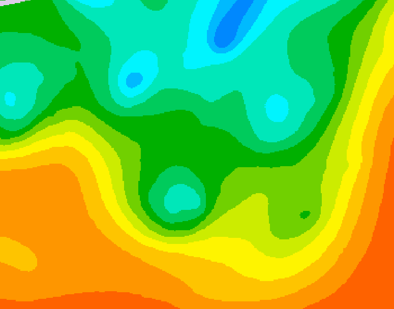 GDPS 500 millibar geopotential height 162 hour forecast chart for Canada based on 2025/06/02 0000Z data