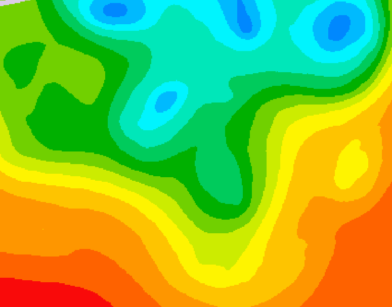 GDPS 500 millibar geopotential height 210 hour forecast chart for Canada based on 2025/06/02 0000Z data