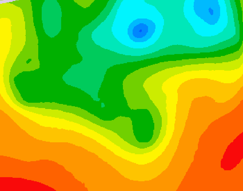 GDPS 500 millibar geopotential height 204 hour forecast chart for Canada based on 2025/06/02 1200Z data