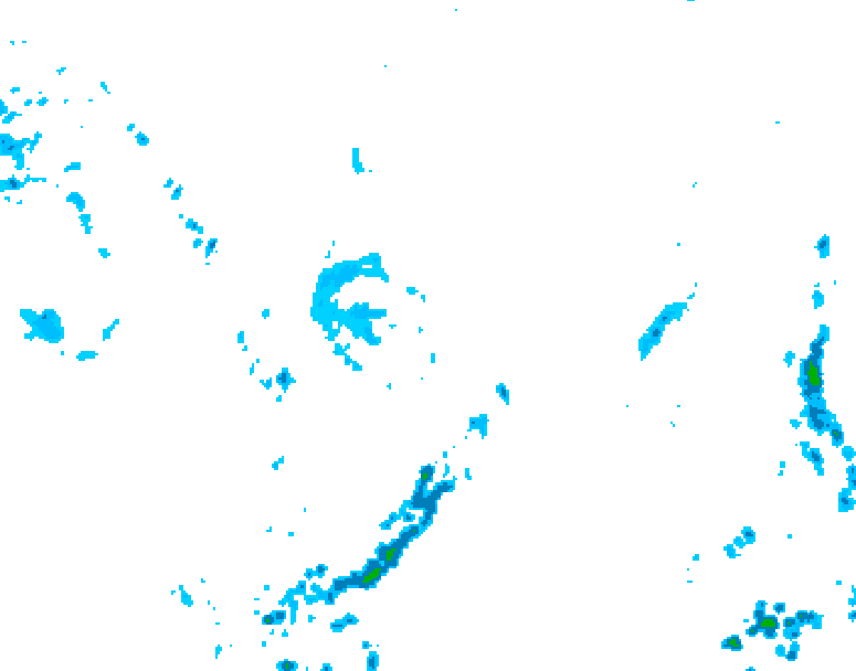 GDPS precipitation 024 hour forecast chart for Canada based on 2025/06/02 0000Z data