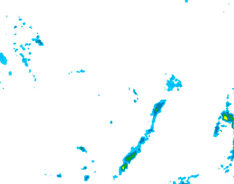 GDPS precipitation 060 hour forecast chart for Canada based on 2025/06/02 0000Z data