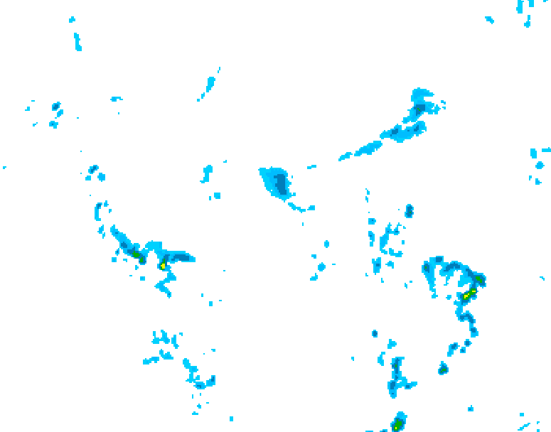 GDPS precipitation 240 hour forecast chart for Canada based on 2025/06/02 0000Z data