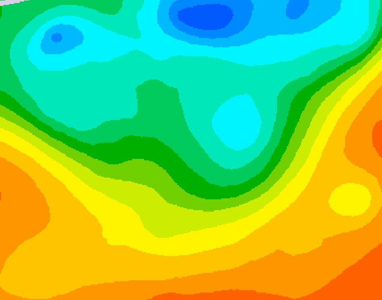 GDPS 500 millibar geopotential height 084 hour forecast chart for Canada based on 2025/06/03 0000Z data