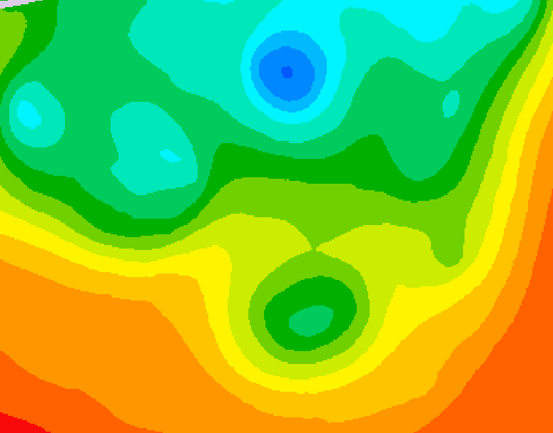 GDPS 500 millibar geopotential height 162 hour forecast chart for Canada based on 2025/06/03 0000Z data
