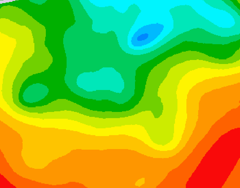 GDPS 500 millibar geopotential height 210 hour forecast chart for Canada based on 2025/06/03 0000Z data