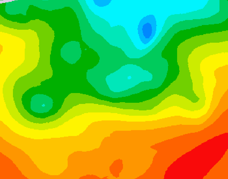 GDPS 500 millibar geopotential height 234 hour forecast chart for Canada based on 2025/06/03 0000Z data
