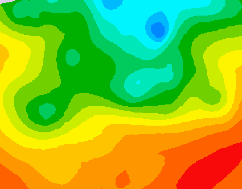 GDPS 500 millibar geopotential height 240 hour forecast chart for Canada based on 2025/06/03 0000Z data