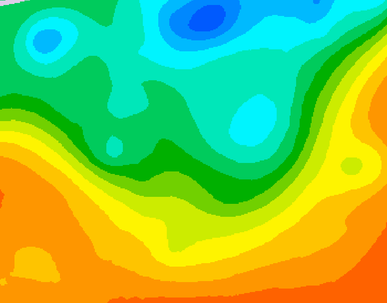 GDPS 500 millibar geopotential height 084 hour forecast chart for Canada based on 2025/06/03 1200Z data