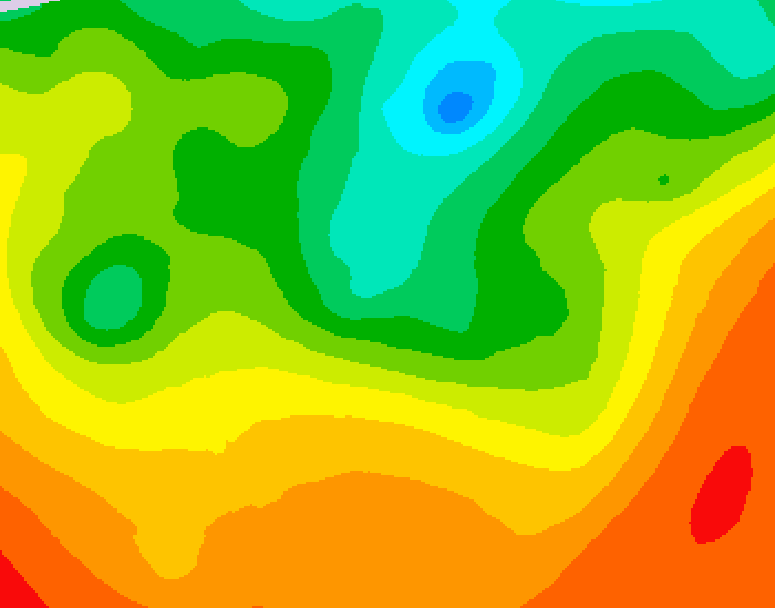 GDPS 500 millibar geopotential height 204 hour forecast chart for Canada based on 2025/06/03 1200Z data