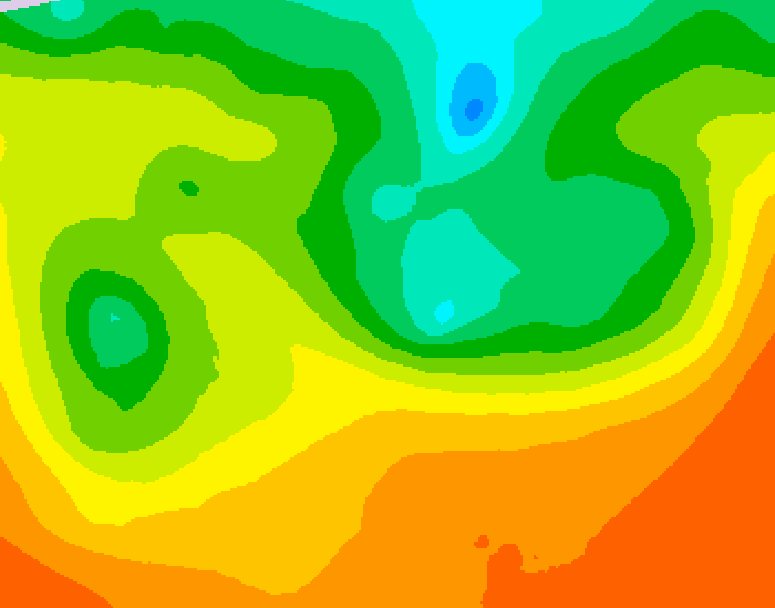 GDPS 500 millibar geopotential height 228 hour forecast chart for Canada based on 2025/06/03 1200Z data
