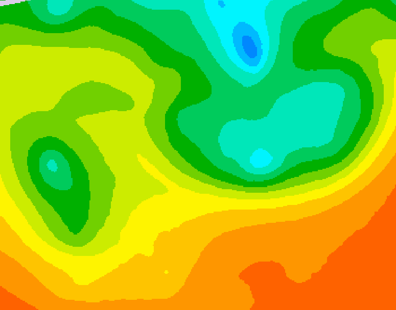 GDPS 500 millibar geopotential height 240 hour forecast chart for Canada based on 2025/06/03 1200Z data