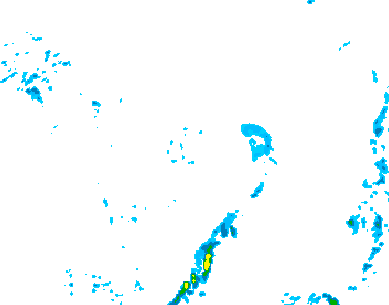 GDPS precipitation 024 hour forecast chart for Canada based on 2025/06/03 0000Z data