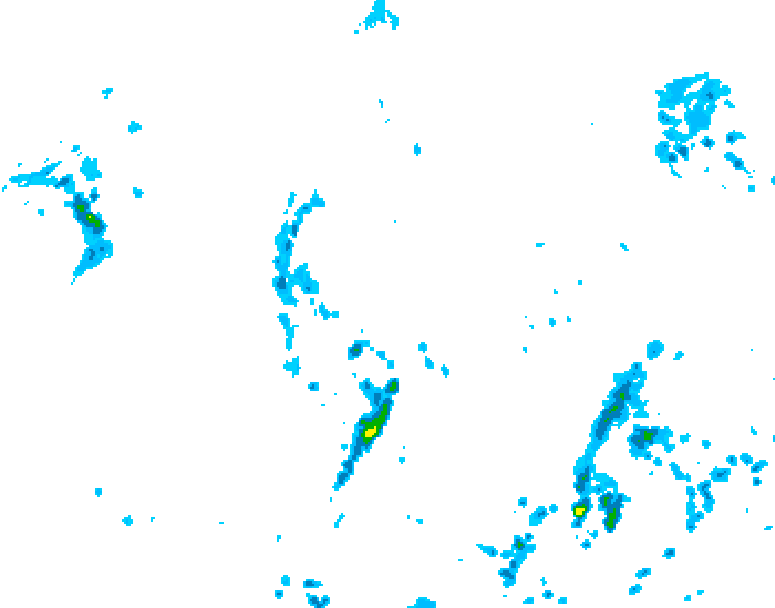 GDPS precipitation 108 hour forecast chart for Canada based on 2025/06/03 1200Z data