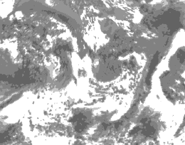 GDPS total cloud 060 hour forecast chart for Canada based on 2025/06/03 1200Z data