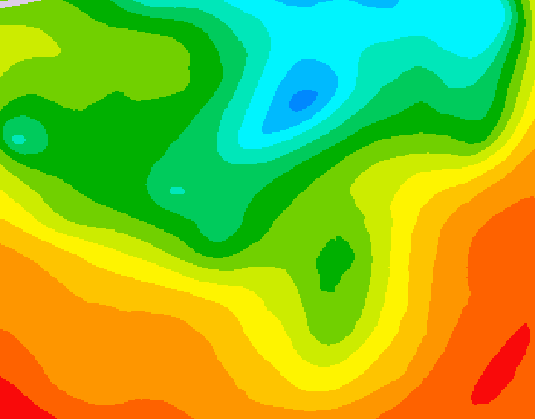 GDPS 500 millibar geopotential height 162 hour forecast chart for Canada based on 2025/06/04 0000Z data