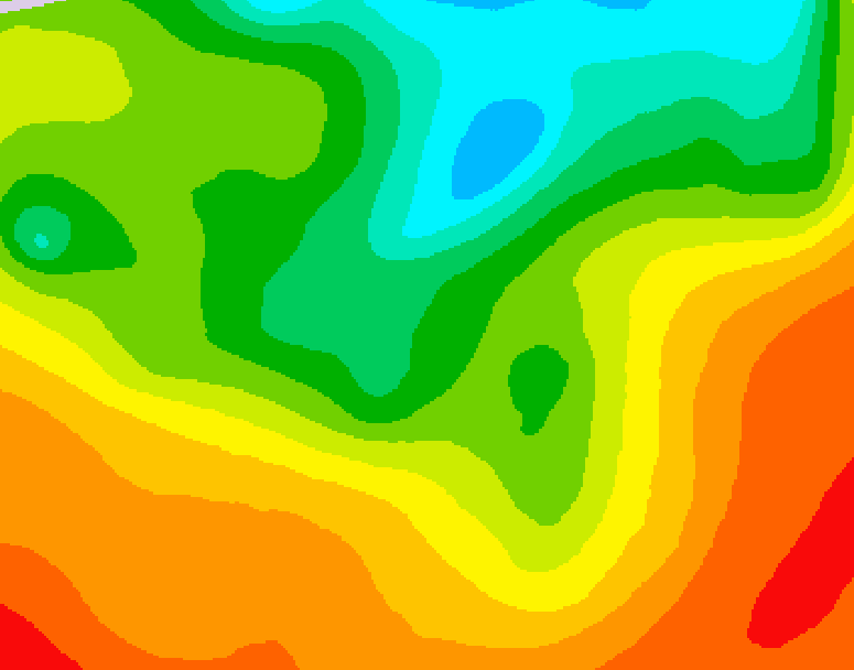 GDPS 500 millibar geopotential height 168 hour forecast chart for Canada based on 2025/06/04 0000Z data