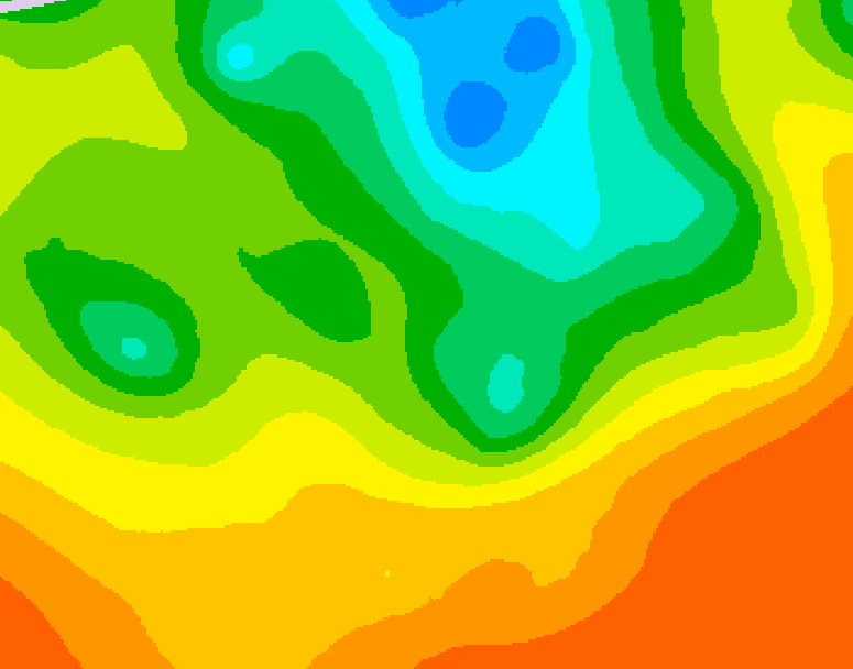 GDPS 500 millibar geopotential height 228 hour forecast chart for Canada based on 2025/06/04 0000Z data