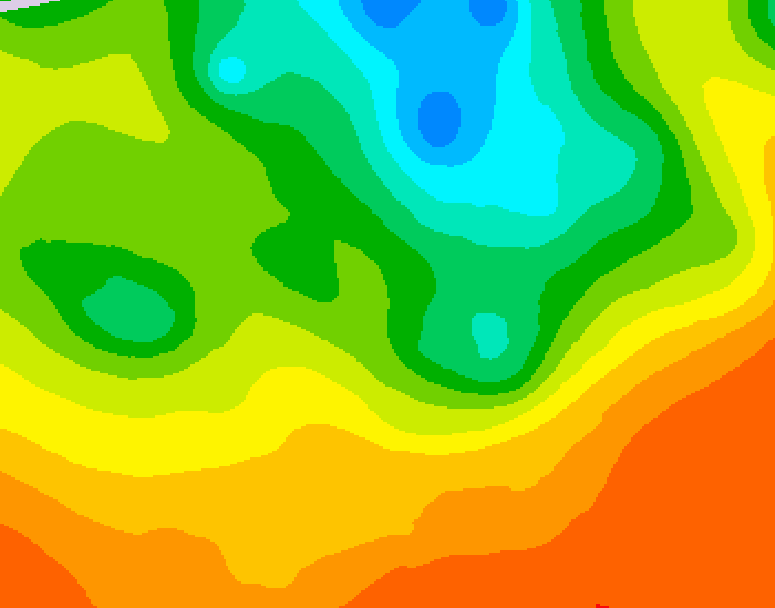 GDPS 500 millibar geopotential height 234 hour forecast chart for Canada based on 2025/06/04 0000Z data