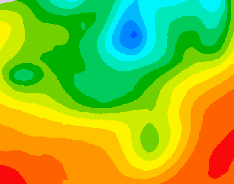 GDPS 500 millibar geopotential height 156 hour forecast chart for Canada based on 2025/06/04 1200Z data