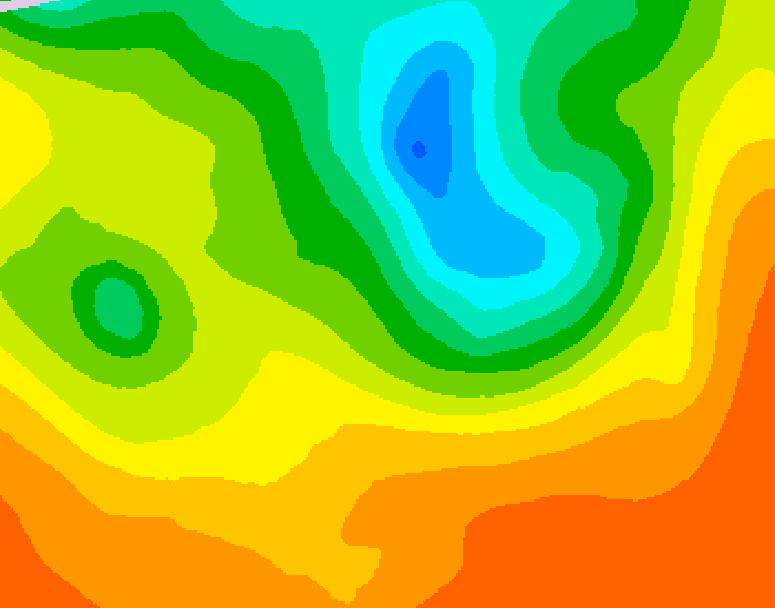 GDPS 500 millibar geopotential height 204 hour forecast chart for Canada based on 2025/06/04 1200Z data