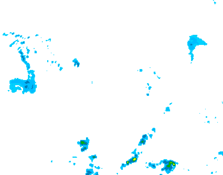 GDPS precipitation 024 hour forecast chart for Canada based on 2025/06/04 1200Z data