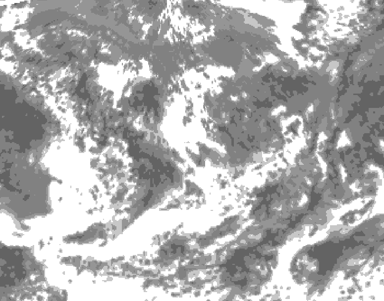 GDPS total cloud 060 hour forecast chart for Canada based on 2025/06/04 1200Z data