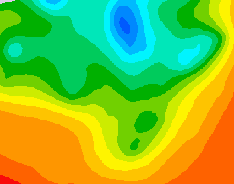 GDPS 500 millibar geopotential height 120 hour forecast chart for Canada based on 2025/06/05 0000Z data