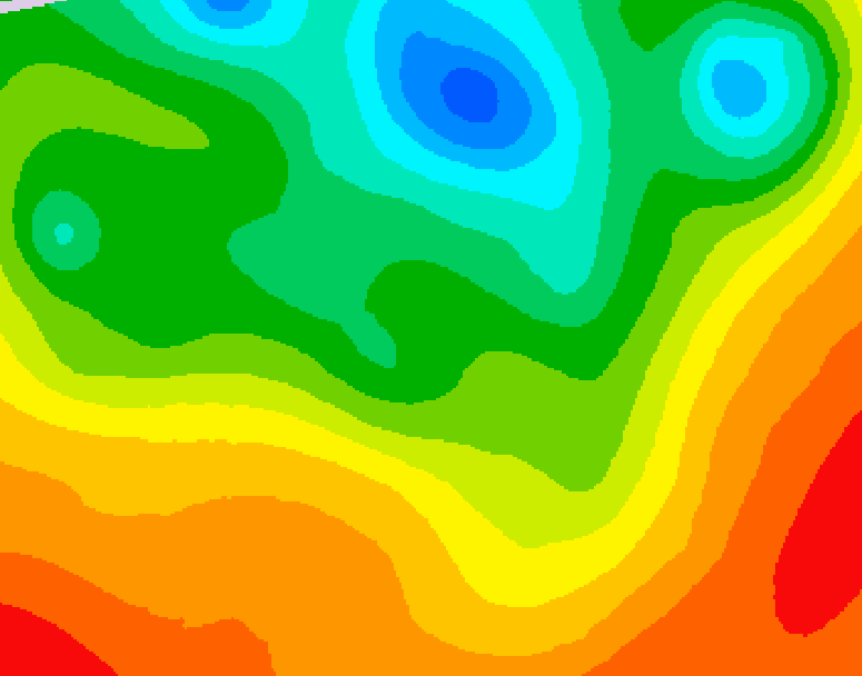 GDPS 500 millibar geopotential height 144 hour forecast chart for Canada based on 2025/06/05 0000Z data