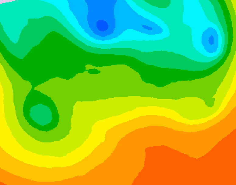GDPS 500 millibar geopotential height 210 hour forecast chart for Canada based on 2025/06/05 0000Z data