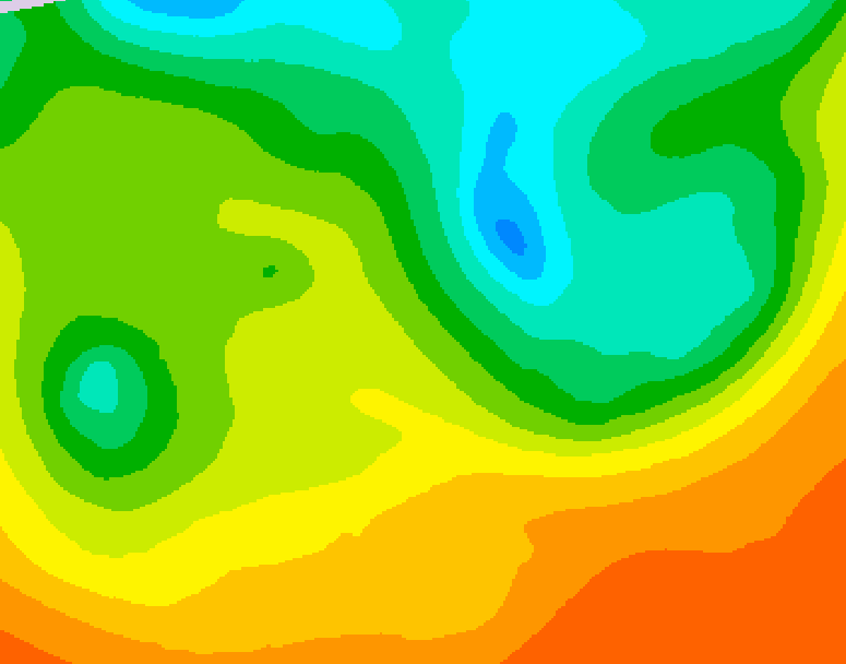 GDPS 500 millibar geopotential height 192 hour forecast chart for Canada based on 2025/06/05 1200Z data