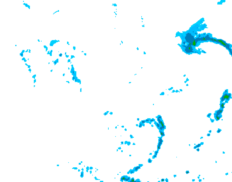 GDPS precipitation 114 hour forecast chart for Canada based on 2025/06/05 0000Z data