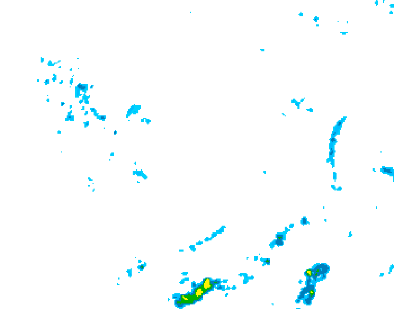 GDPS precipitation 024 hour forecast chart for Canada based on 2025/06/05 1200Z data