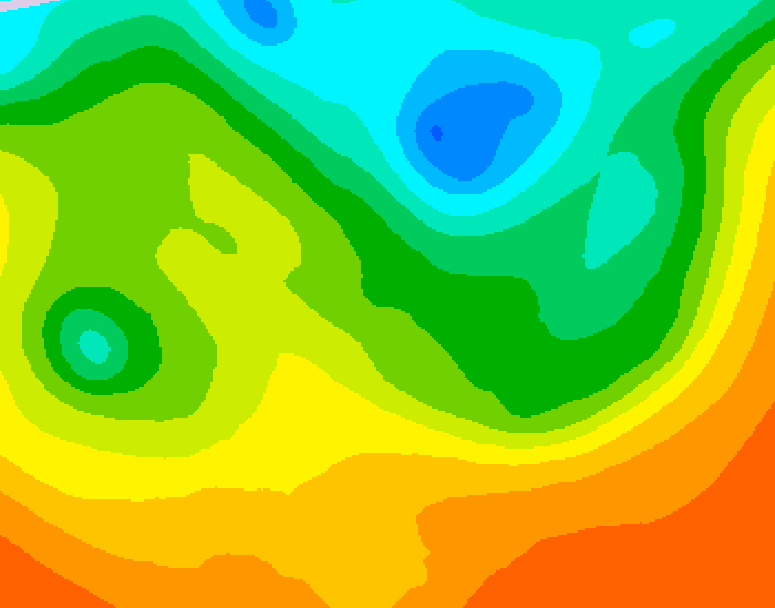 GDPS 500 millibar geopotential height 168 hour forecast chart for Canada based on 2025/06/06 0000Z data