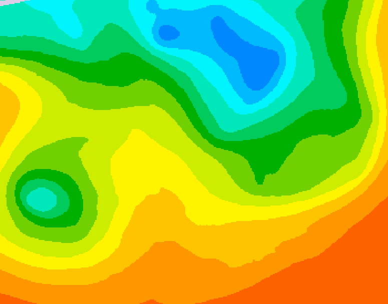 GDPS 500 millibar geopotential height 204 hour forecast chart for Canada based on 2025/06/06 0000Z data