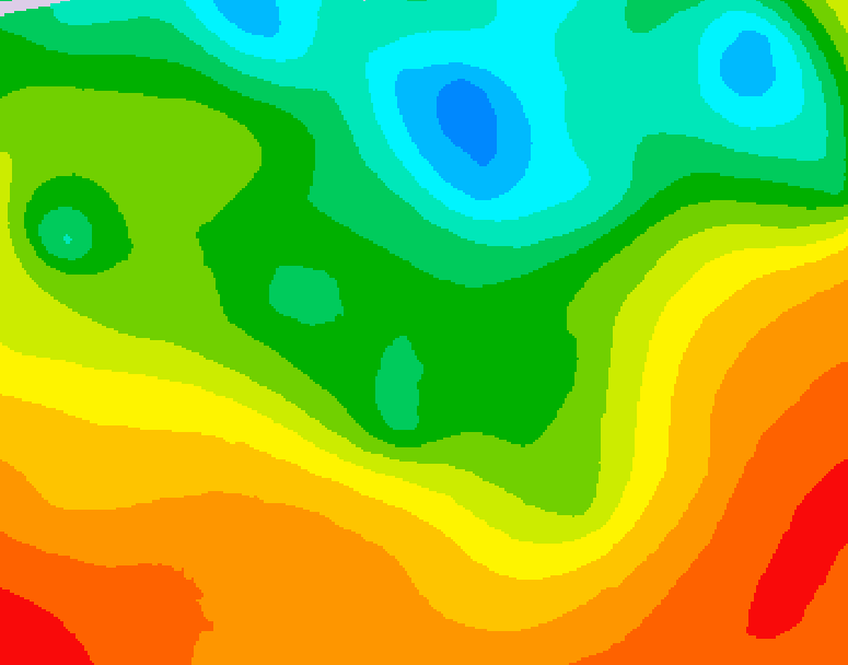 GDPS 500 millibar geopotential height 108 hour forecast chart for Canada based on 2025/06/06 1200Z data