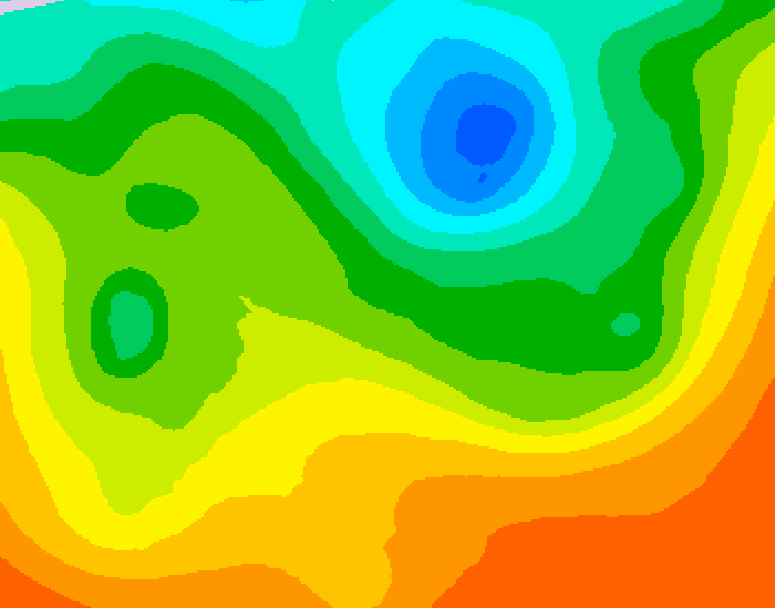 GDPS 500 millibar geopotential height 156 hour forecast chart for Canada based on 2025/06/06 1200Z data