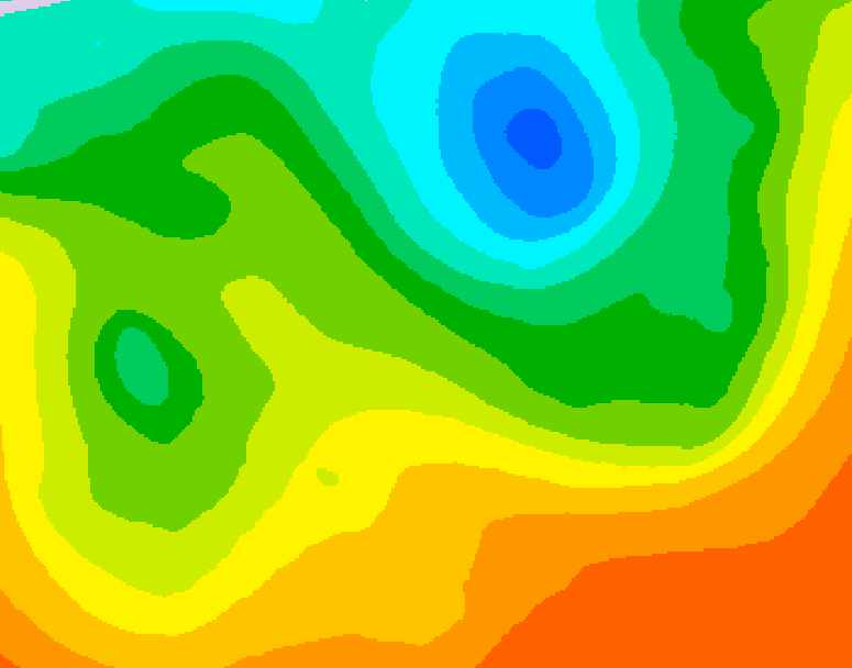 GDPS 500 millibar geopotential height 168 hour forecast chart for Canada based on 2025/06/06 1200Z data