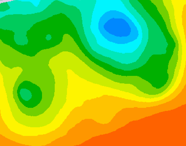 GDPS 500 millibar geopotential height 192 hour forecast chart for Canada based on 2025/06/06 1200Z data