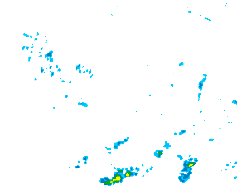 GDPS precipitation 012 hour forecast chart for Canada based on 2025/06/06 0000Z data