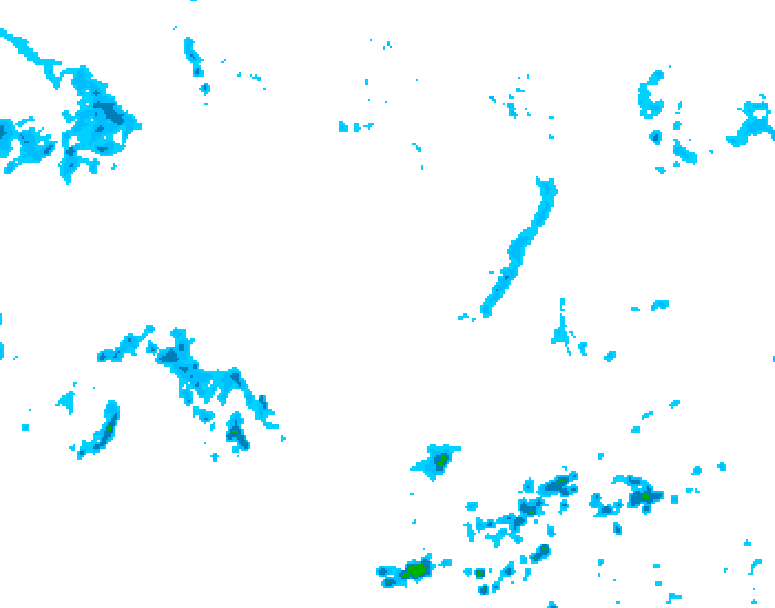 GDPS precipitation 210 hour forecast chart for Canada based on 2025/06/06 0000Z data