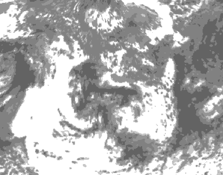 GDPS total cloud 048 hour forecast chart for Canada based on 2025/06/06 0000Z data
