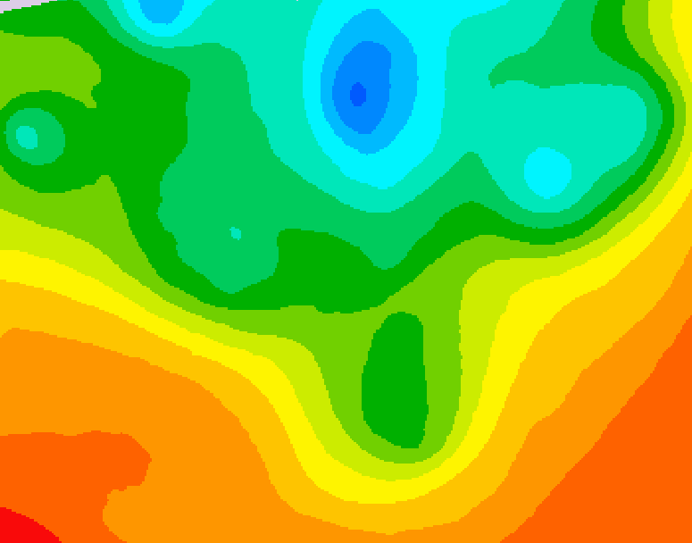 GDPS 500 millibar geopotential height 072 hour forecast chart for Canada based on 2025/06/07 0000Z data
