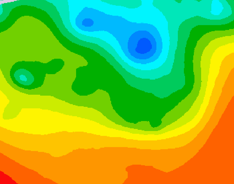 GDPS 500 millibar geopotential height 120 hour forecast chart for Canada based on 2025/06/07 0000Z data