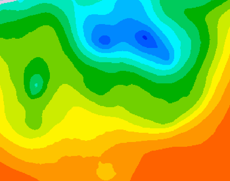 GDPS 500 millibar geopotential height 144 hour forecast chart for Canada based on 2025/06/07 0000Z data