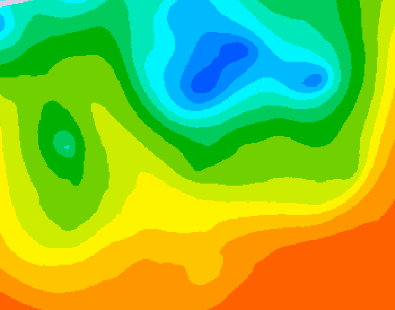 GDPS 500 millibar geopotential height 162 hour forecast chart for Canada based on 2025/06/07 0000Z data