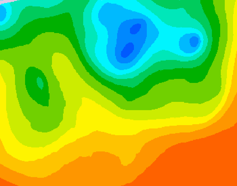 GDPS 500 millibar geopotential height 168 hour forecast chart for Canada based on 2025/06/07 0000Z data