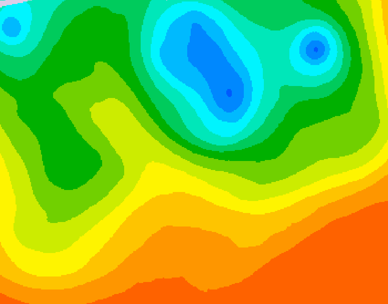 GDPS 500 millibar geopotential height 186 hour forecast chart for Canada based on 2025/06/07 0000Z data