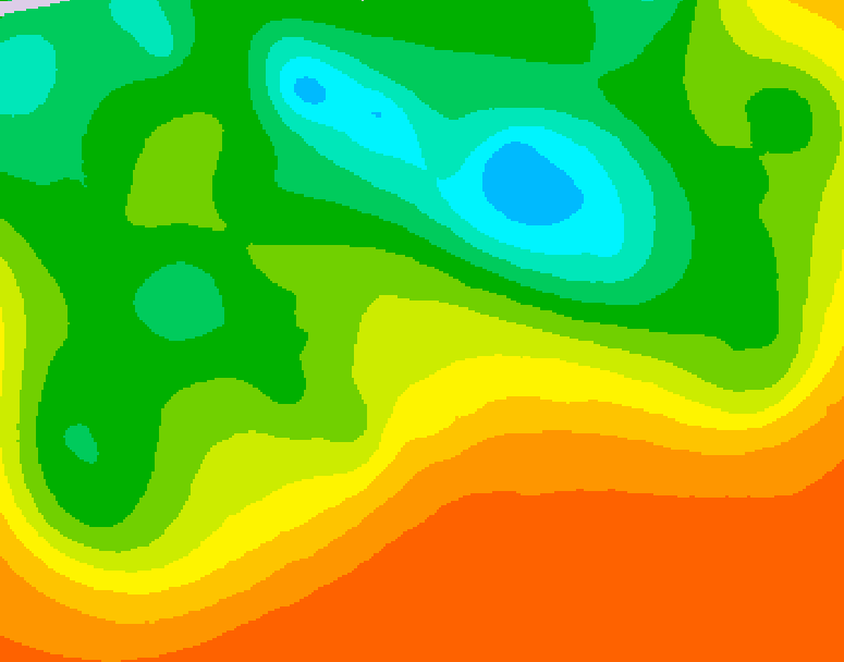 GDPS 500 millibar geopotential height 234 hour forecast chart for Canada based on 2025/06/07 0000Z data